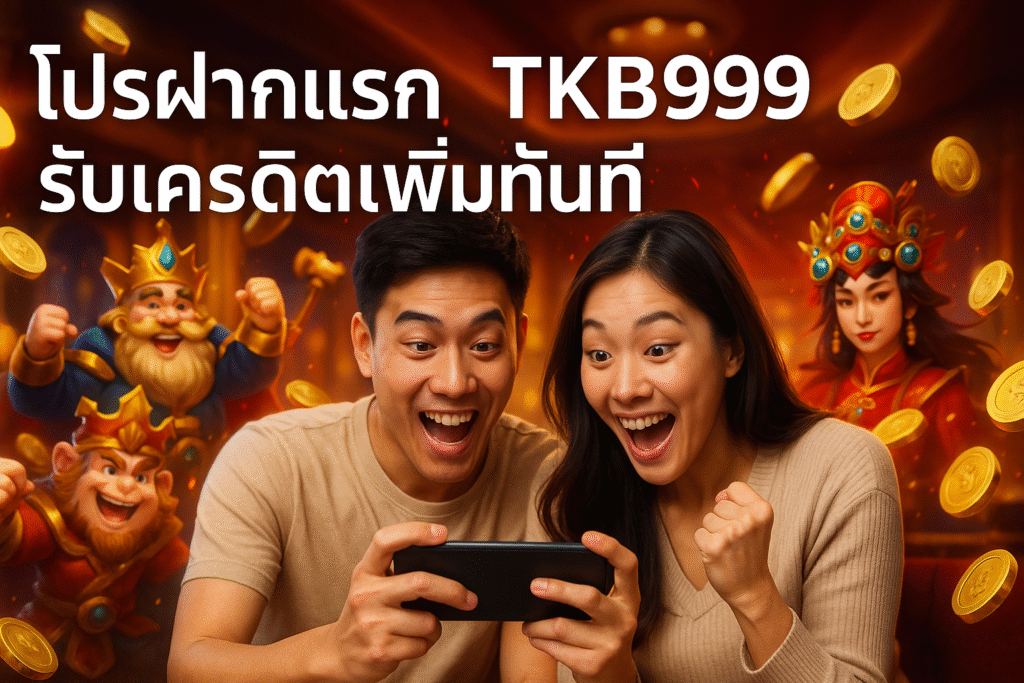 โปรฝากแรก TKB999 รับเครดิตเพิ่มทันที